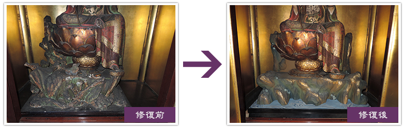 寺院用仏具の御洗濯・修復