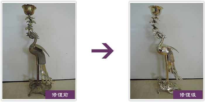 寺院用仏具の御洗濯・修復